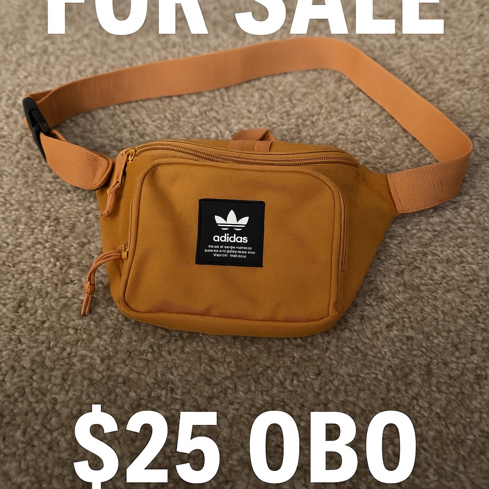 Adidas Originals Mustard Yellow Waist Bag / Fanny Pack